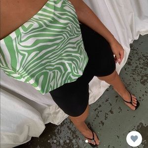 Zebra Print Scarf top